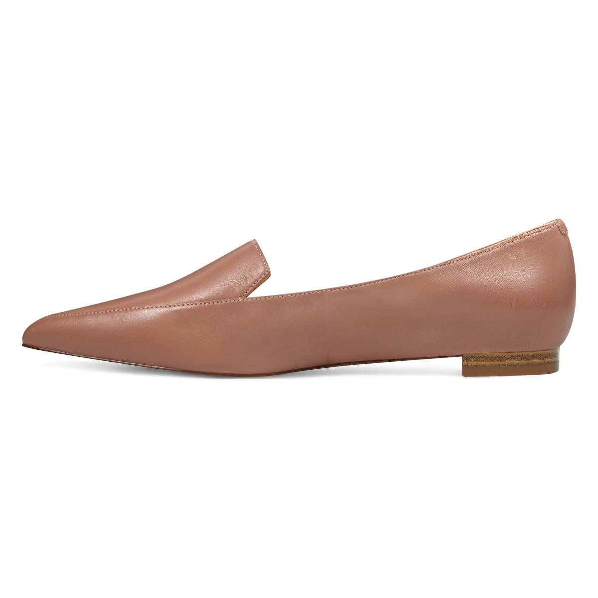 Nine West Abay Smoking Flats Beige | GRKP82641