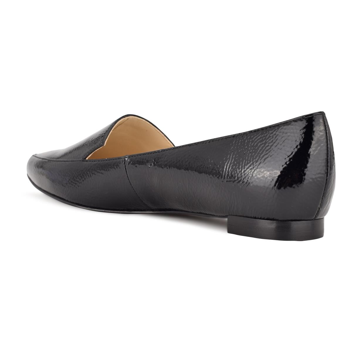 Nine West Abay Smoking Flats Black | RMIT05379