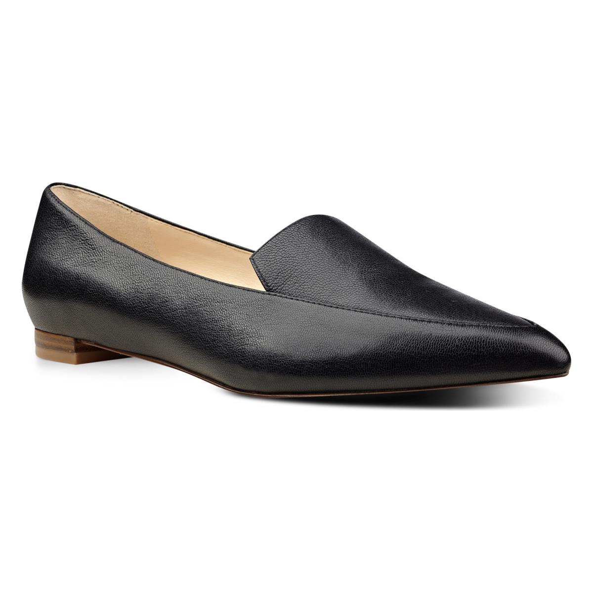 Nine West Abay Smoking Flats Black | YMBV14865