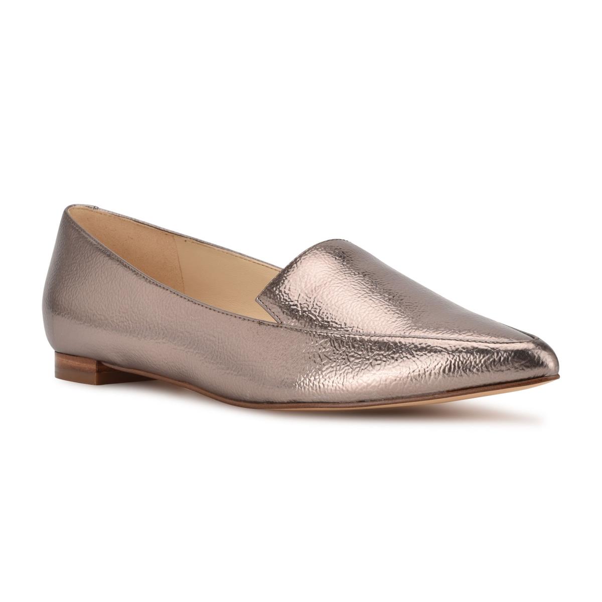 Nine West Abay Smoking Flats Brown | PLMC19584