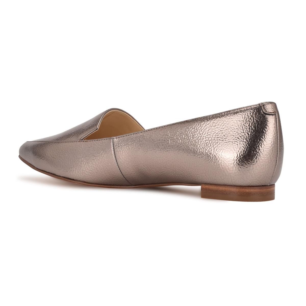 Nine West Abay Smoking Flats Brown | PLMC19584