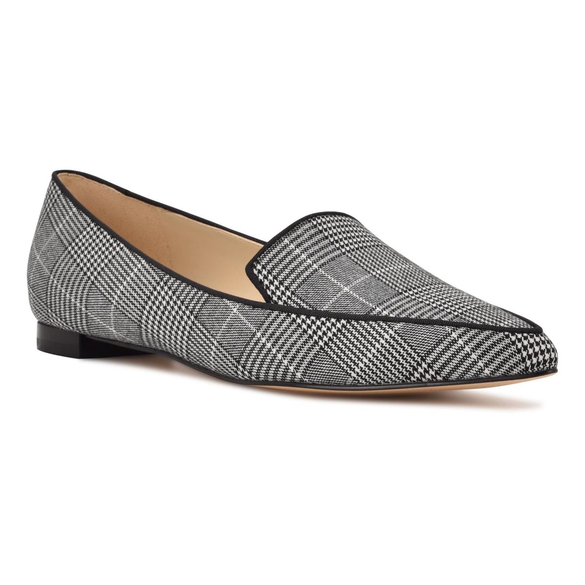 Nine West Abay Smoking Flats Grey | DPST76539