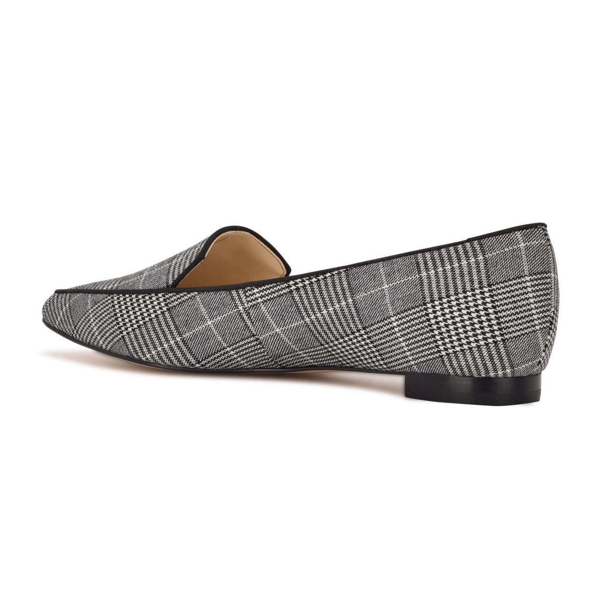 Nine West Abay Smoking Flats Grey | DPST76539