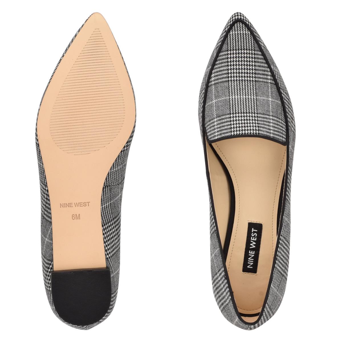 Nine West Abay Smoking Flats Grey | DPST76539