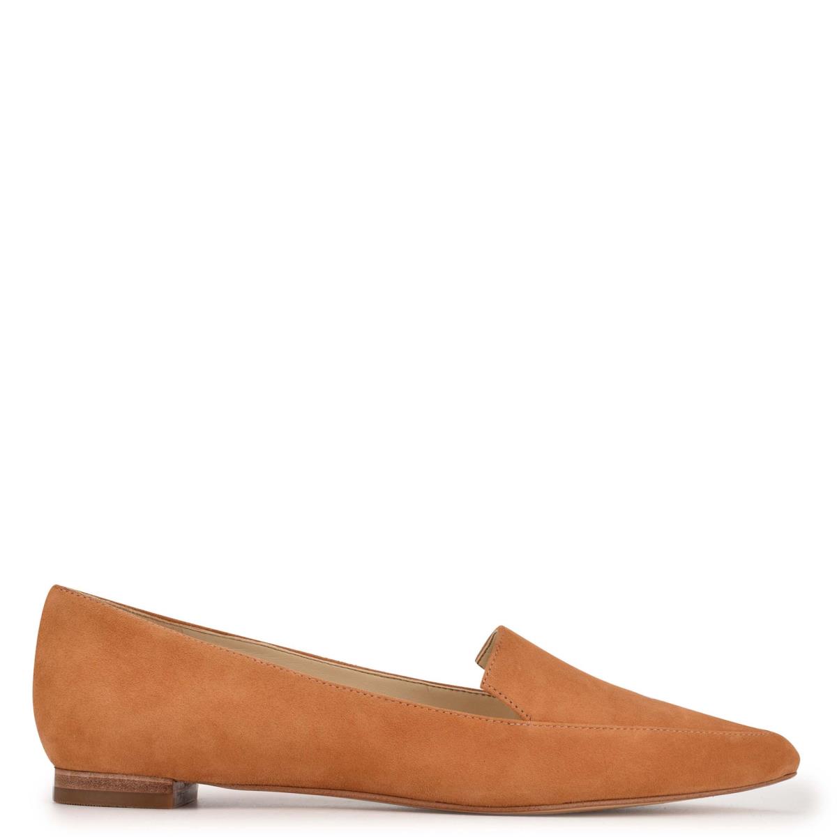 Nine West Abay Smoking Flats Mustard | XMRG34658