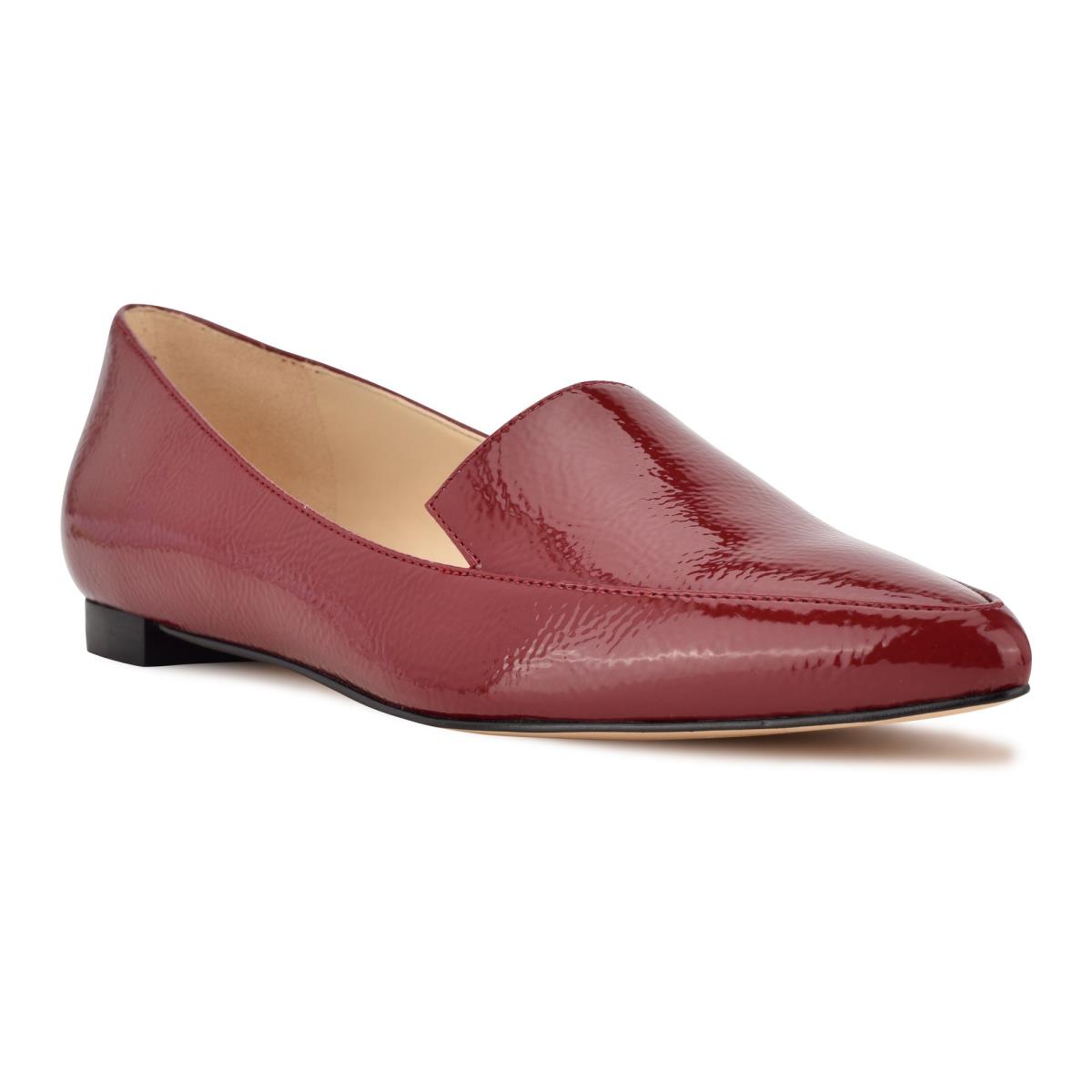 Nine West Abay Smoking Flats Pink | GHNF98640