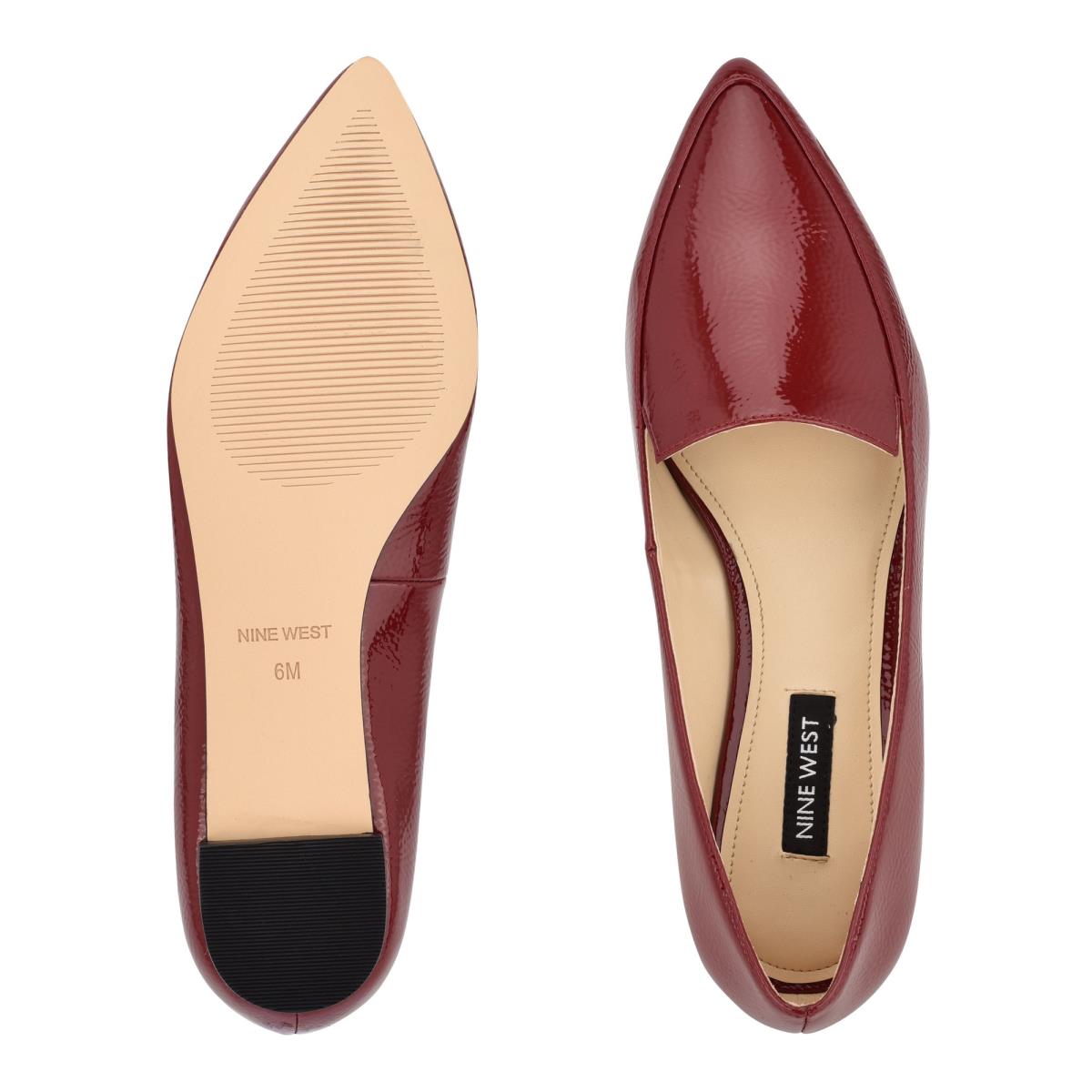 Nine West Abay Smoking Flats Pink | GHNF98640