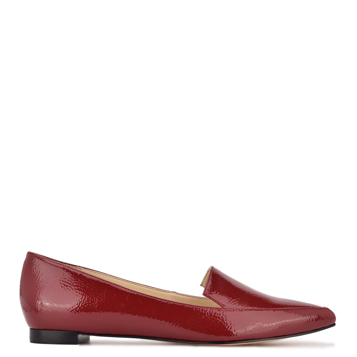 Nine West Abay Smoking Flats Pink | GHNF98640