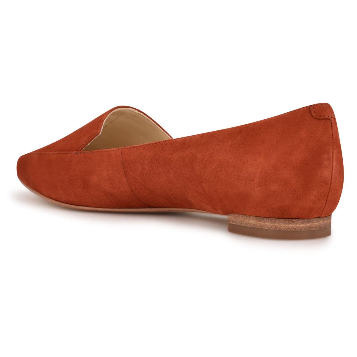 Nine West Abay Smoking Flats Red | IWXQ51326