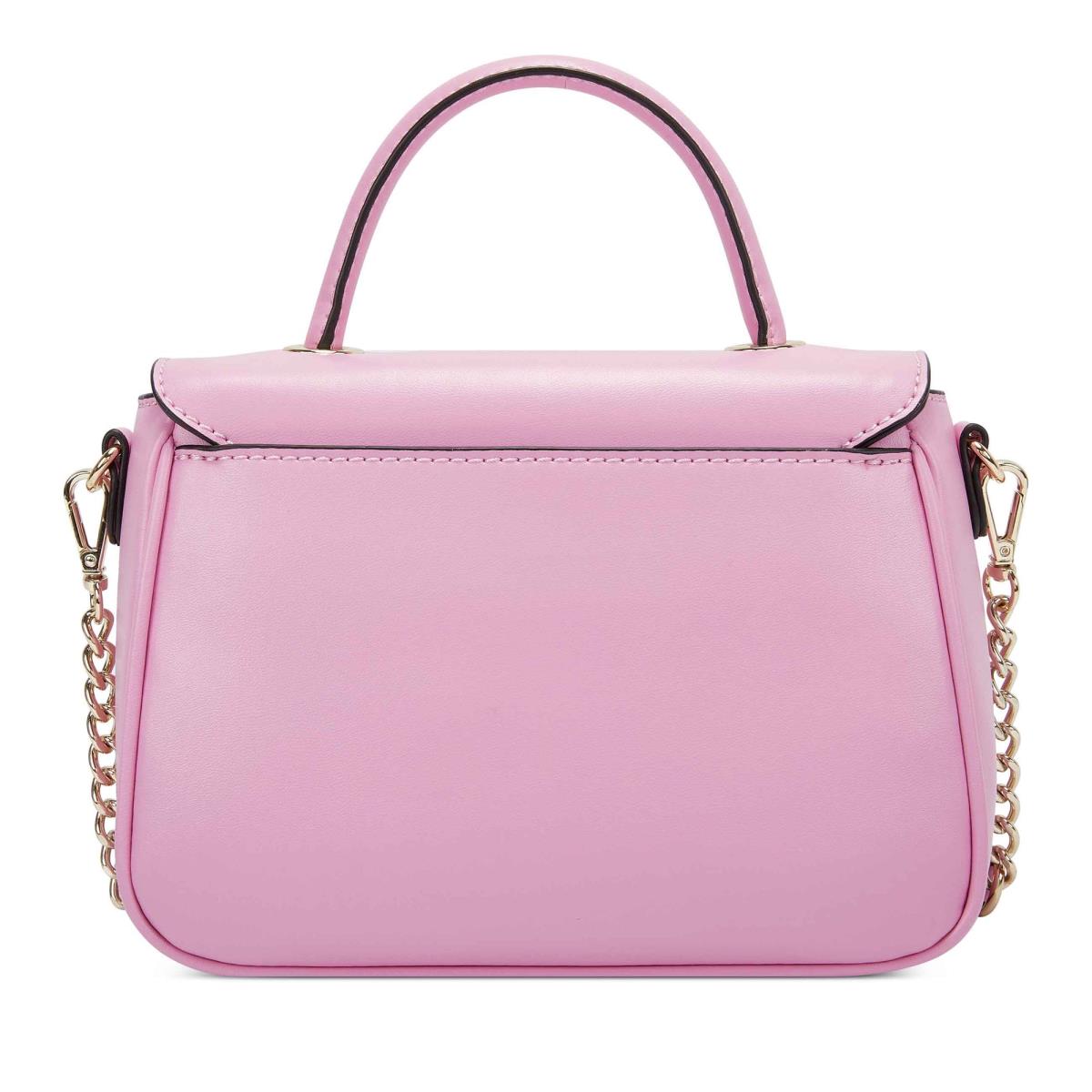 Nine West Addy Mini Top Handle Flap Crossbody Bags Pink | MXUK71264