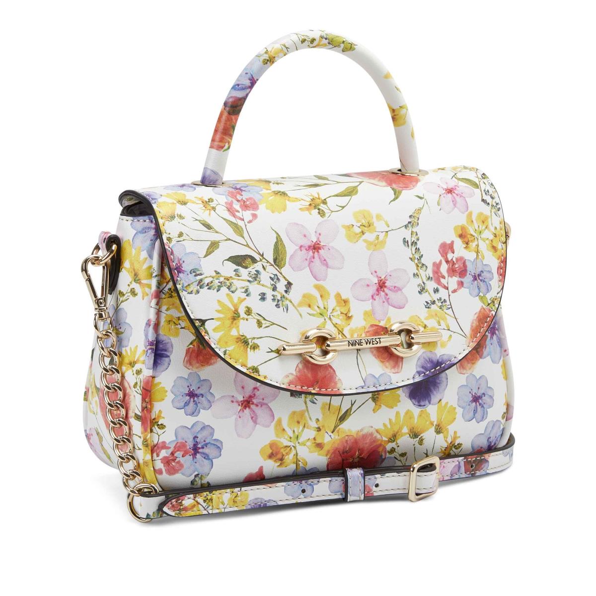 Nine West Addy Mini Top Handle Flap Crossbody Bags Flower | PFKY40732