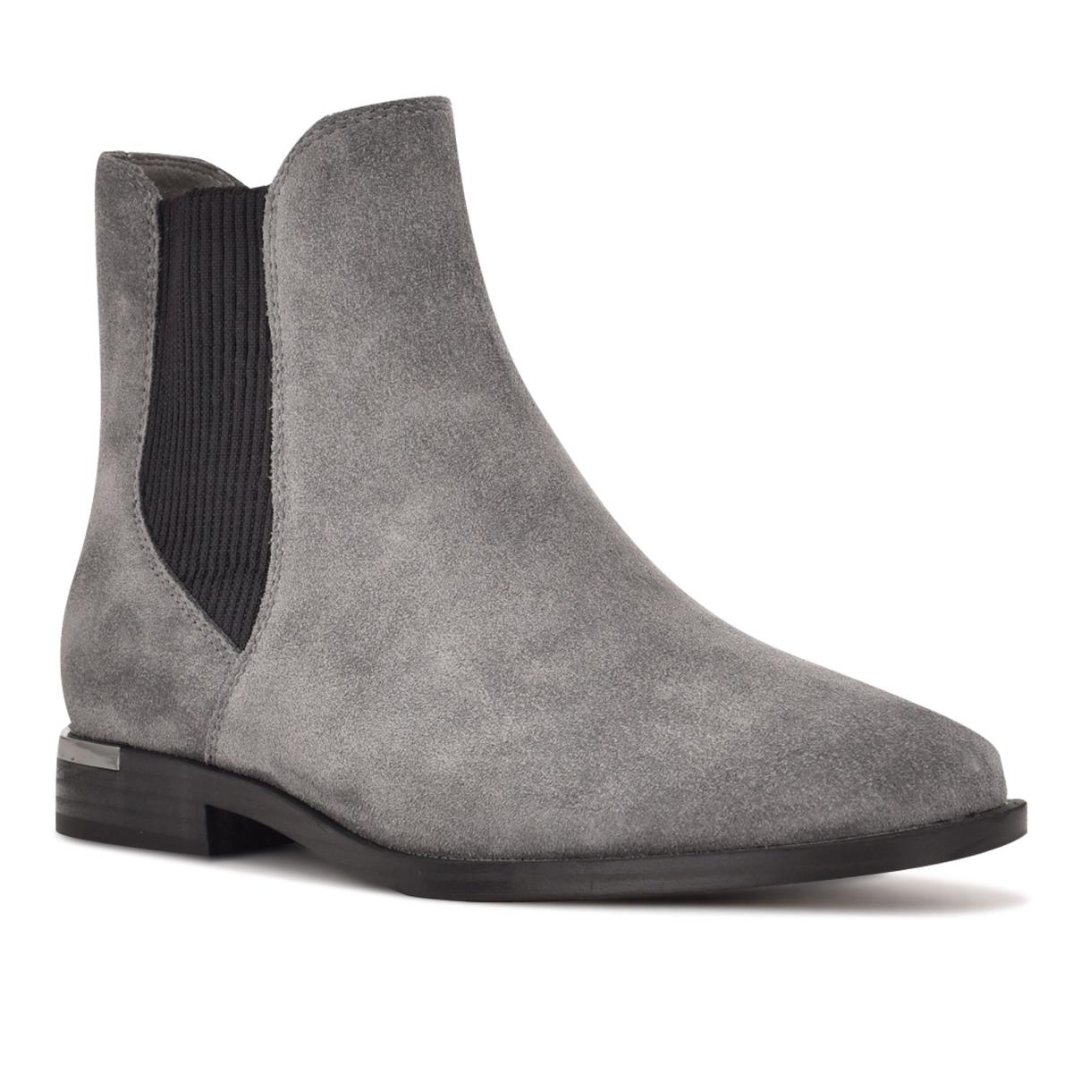 Nine West Agate Chelsea Booties Grey | OKZX47108