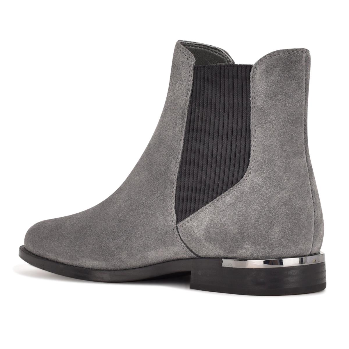 Nine West Agate Chelsea Booties Grey | OKZX47108