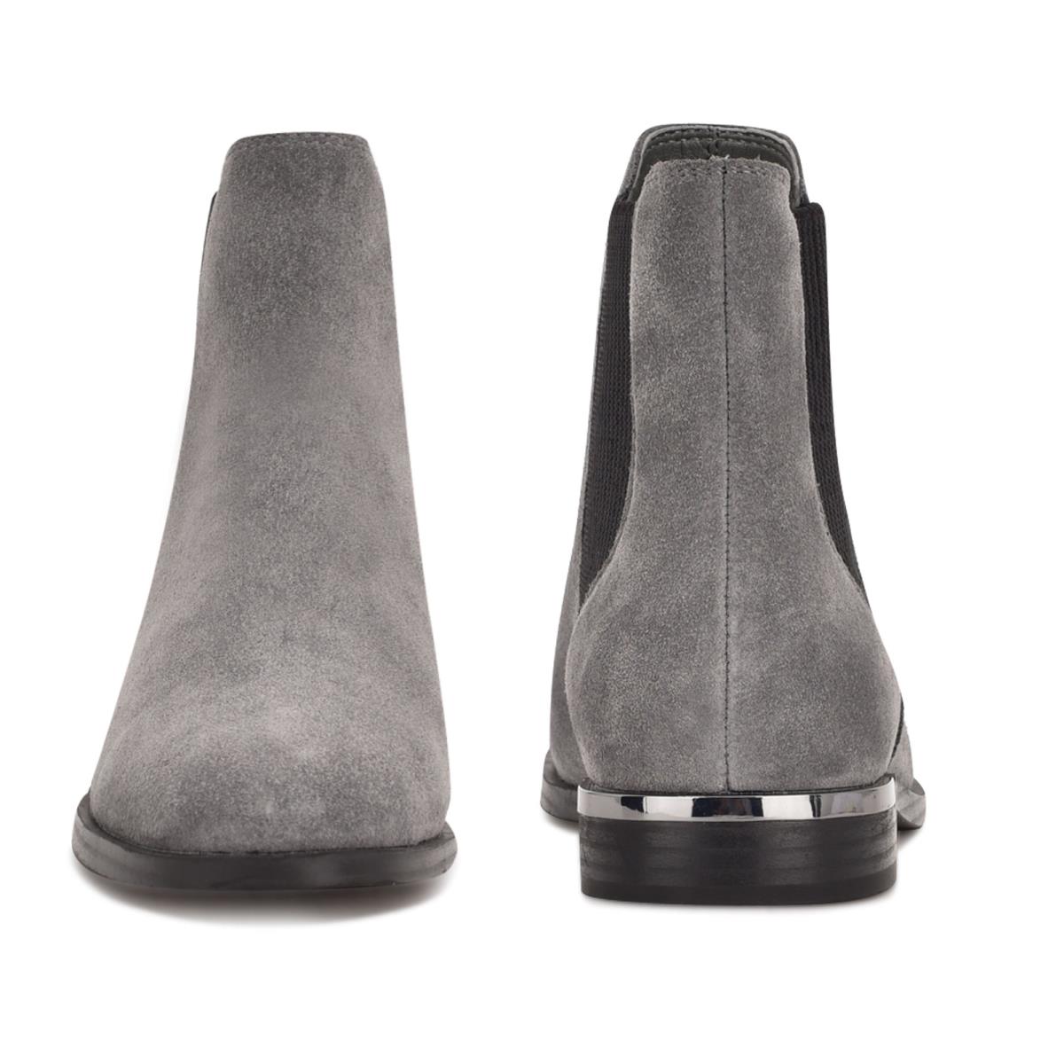 Nine West Agate Chelsea Booties Grey | OKZX47108