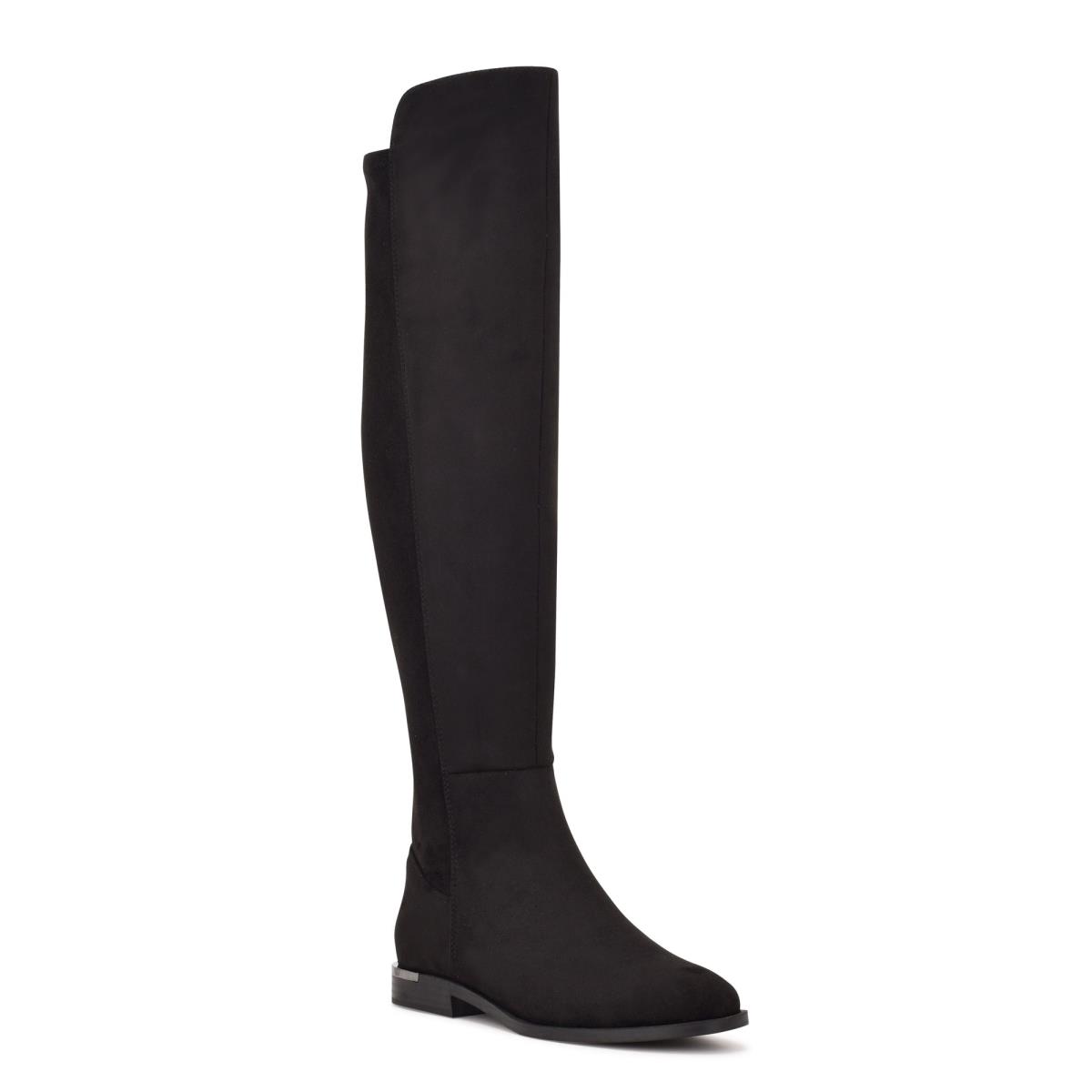 Nine West Allair Over the Knee Boots Black | TJMB08943