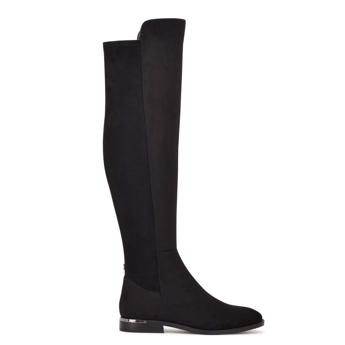 Nine West Allair Over the Knee Boots Black | TJMB08943