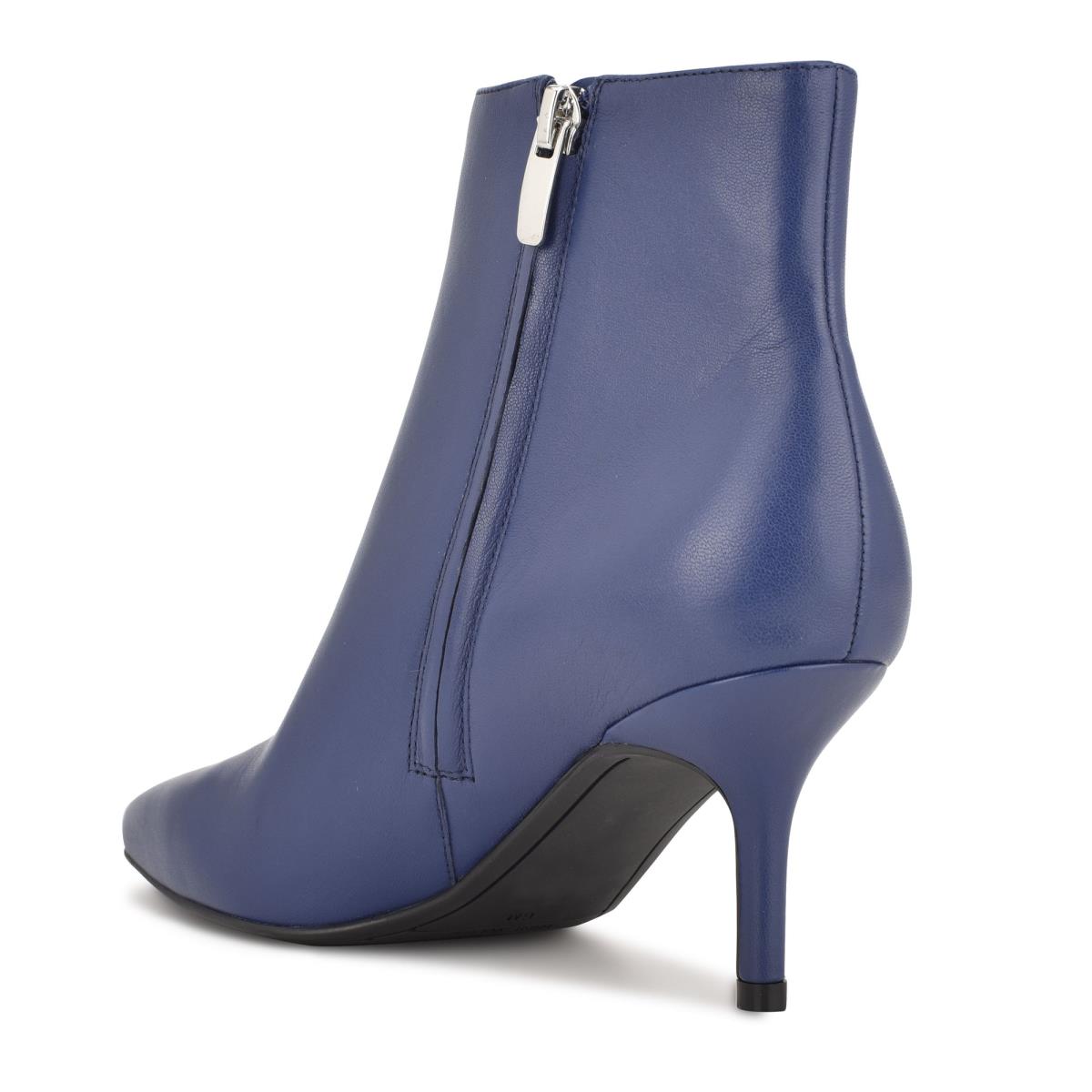 Nine West Ari Dress Booties Blue | WTVL35609