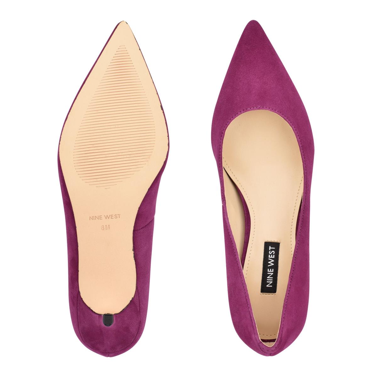 Nine West Arlene Pointy Toe Pumps Purple | TFQM10237