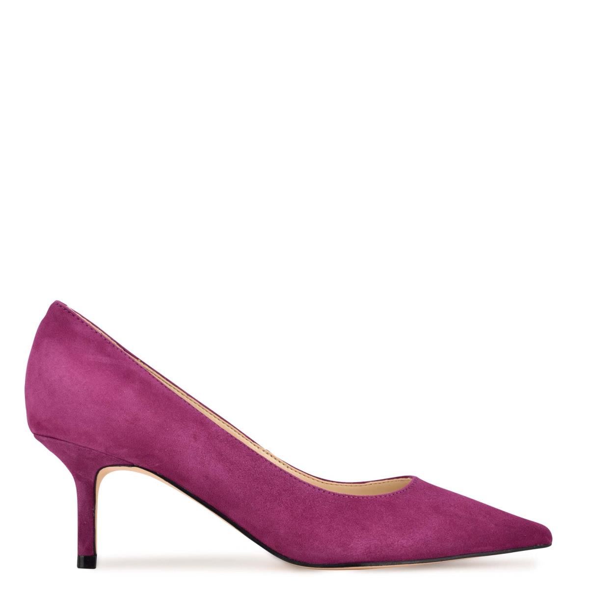 Nine West Arlene Pointy Toe Pumps Purple | TFQM10237