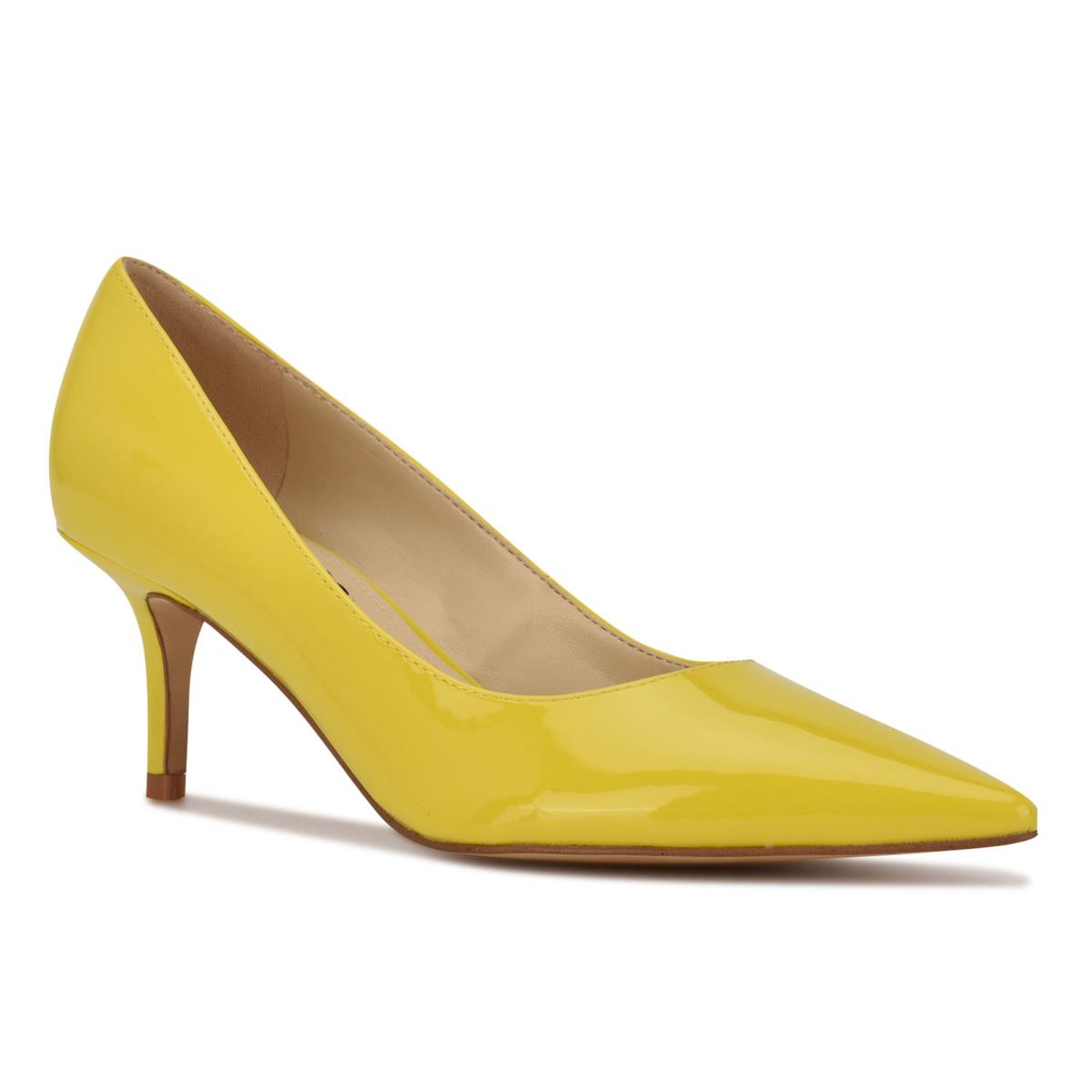 Nine West Arlene Pointy Toe Pumps Yellow | EIGB70356