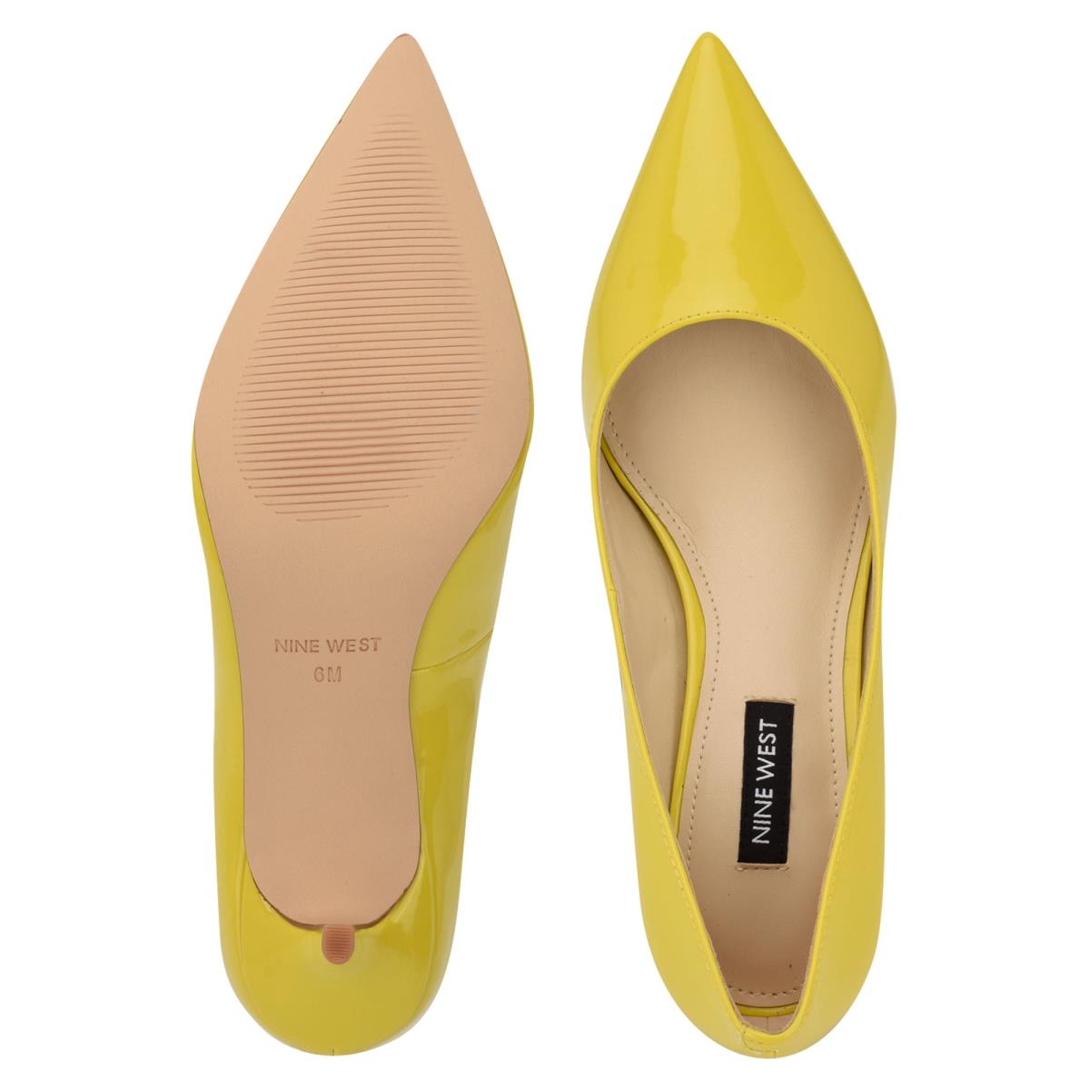 Nine West Arlene Pointy Toe Pumps Yellow | EIGB70356