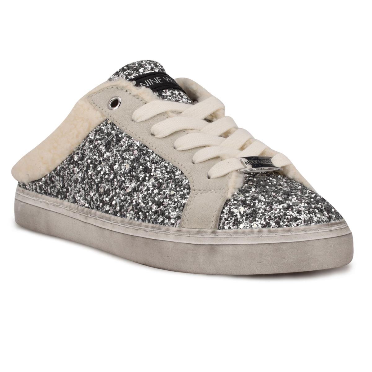 Nine West Beezie Slip On Sneaker Silver | NPBO75814