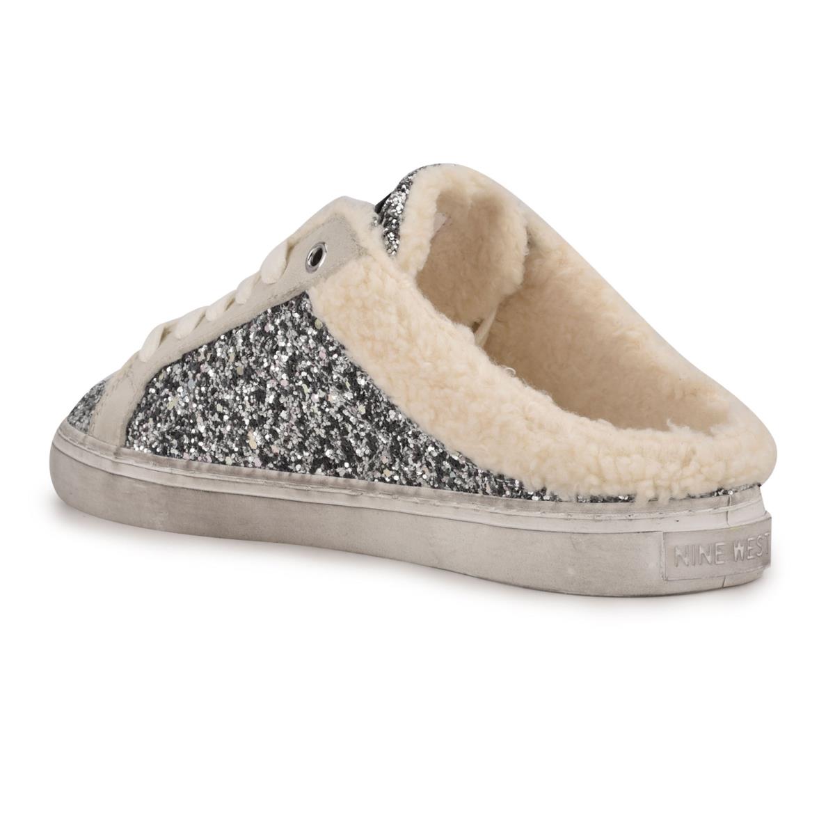 Nine West Beezie Slip On Sneaker Silver | NPBO75814