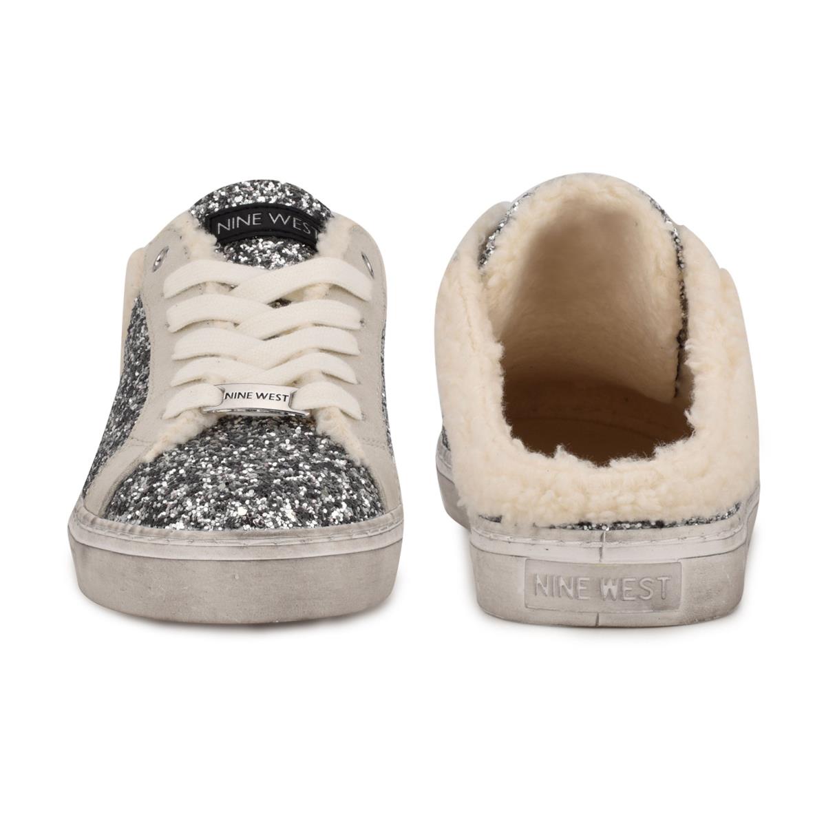 Nine West Beezie Slip On Sneaker Silver | NPBO75814