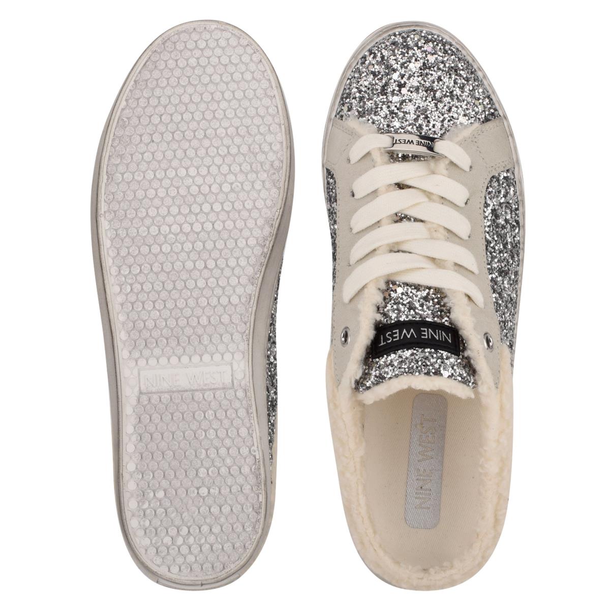 Nine West Beezie Slip On Sneaker Silver | NPBO75814