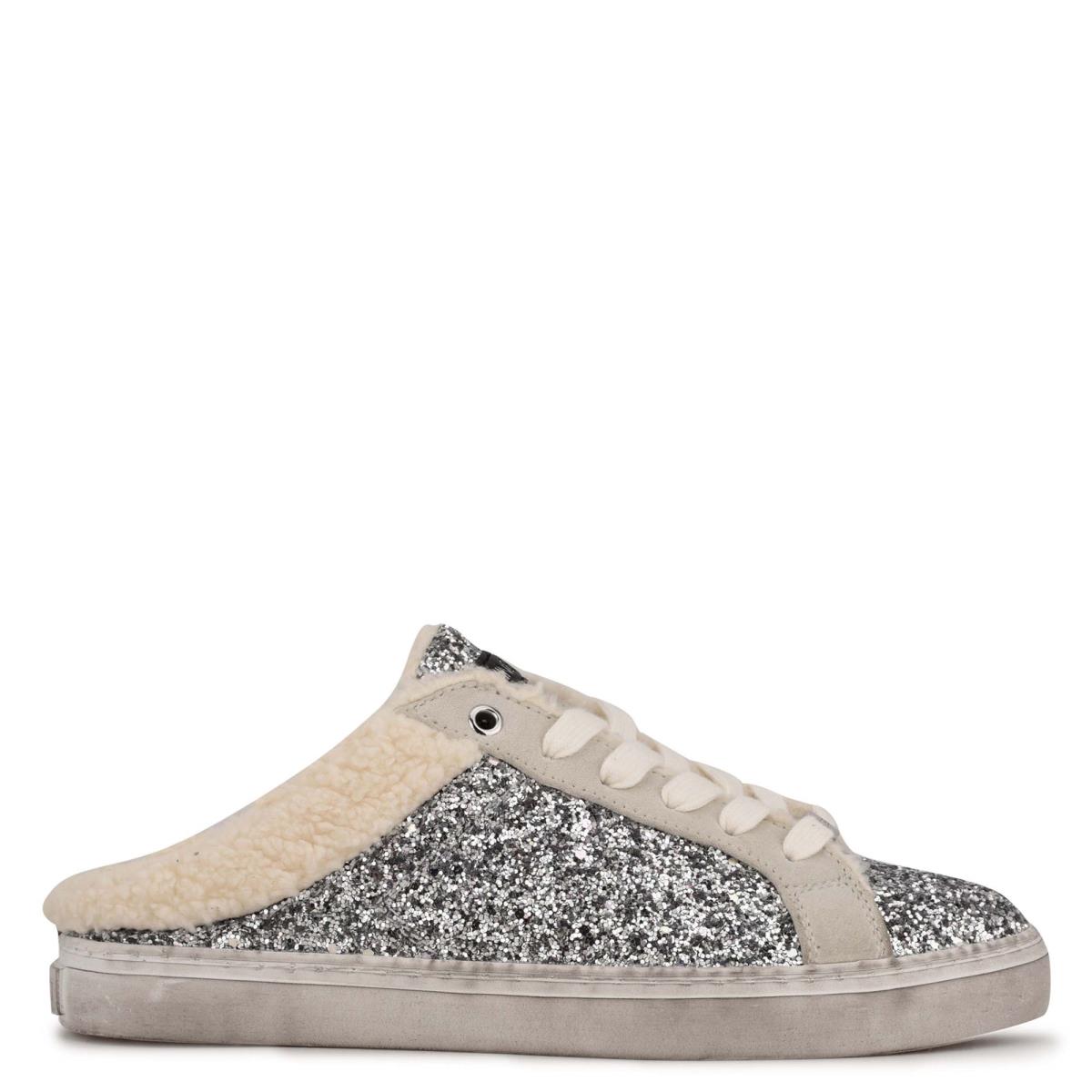 Nine West Beezie Slip On Sneaker Silver | NPBO75814