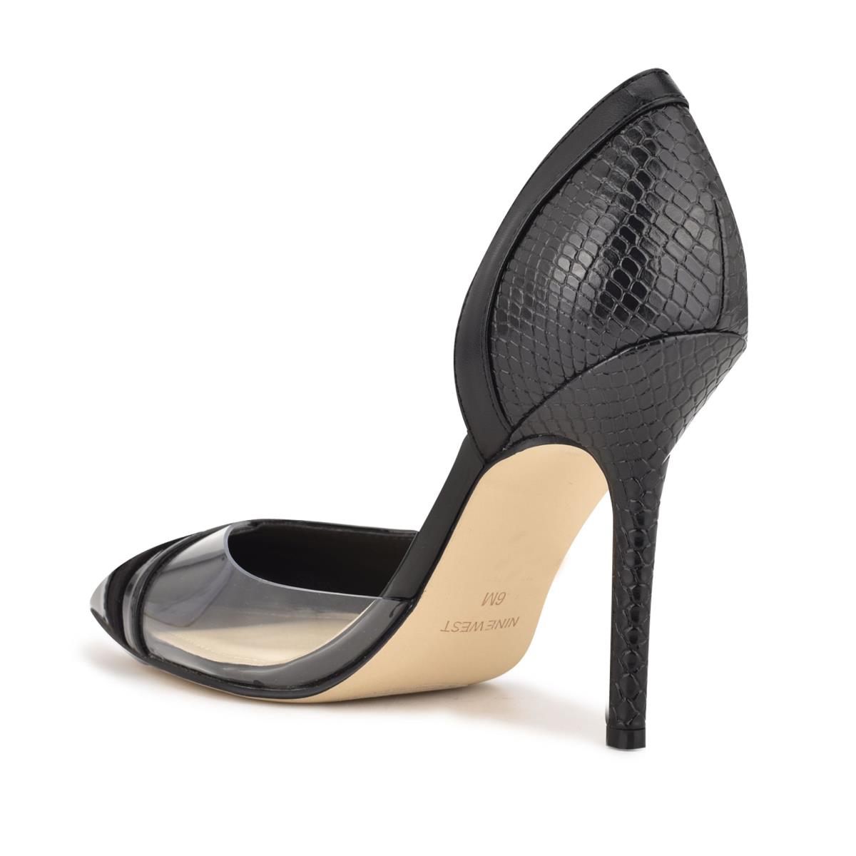 Nine West Behave Pointy Toe Pumps Black | CBWA43759