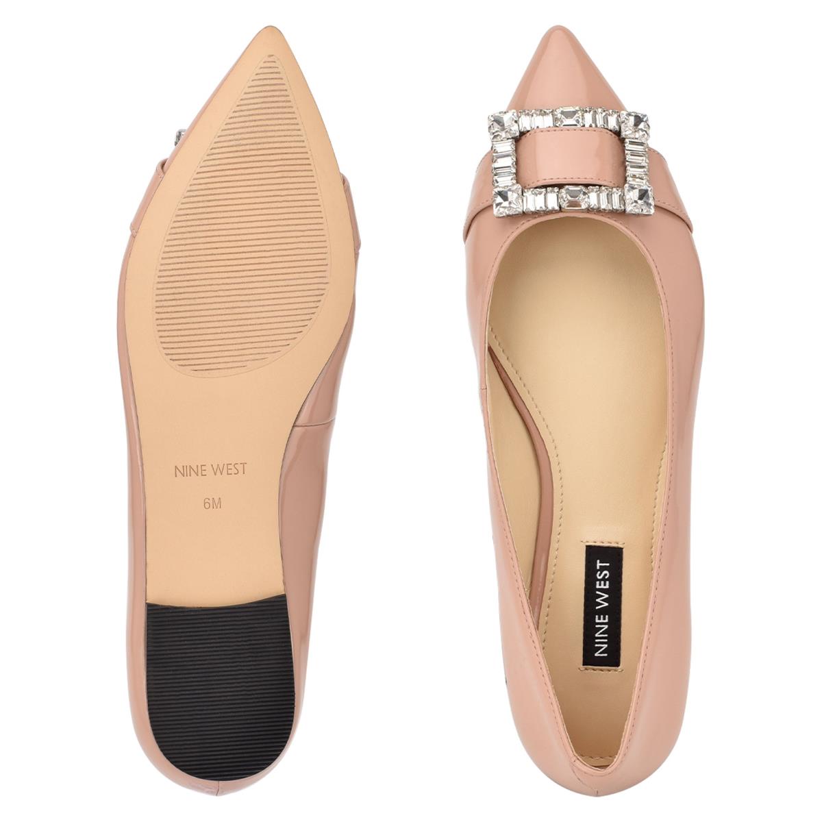 Nine West Behold Dress Ballet Flats Light Beige | WNZI93148