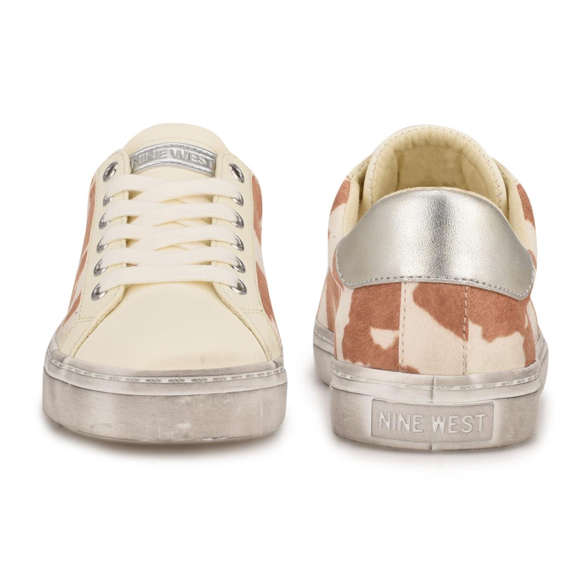 Nine West Best Casual Sneakers Beige / Brown | WHJL45086