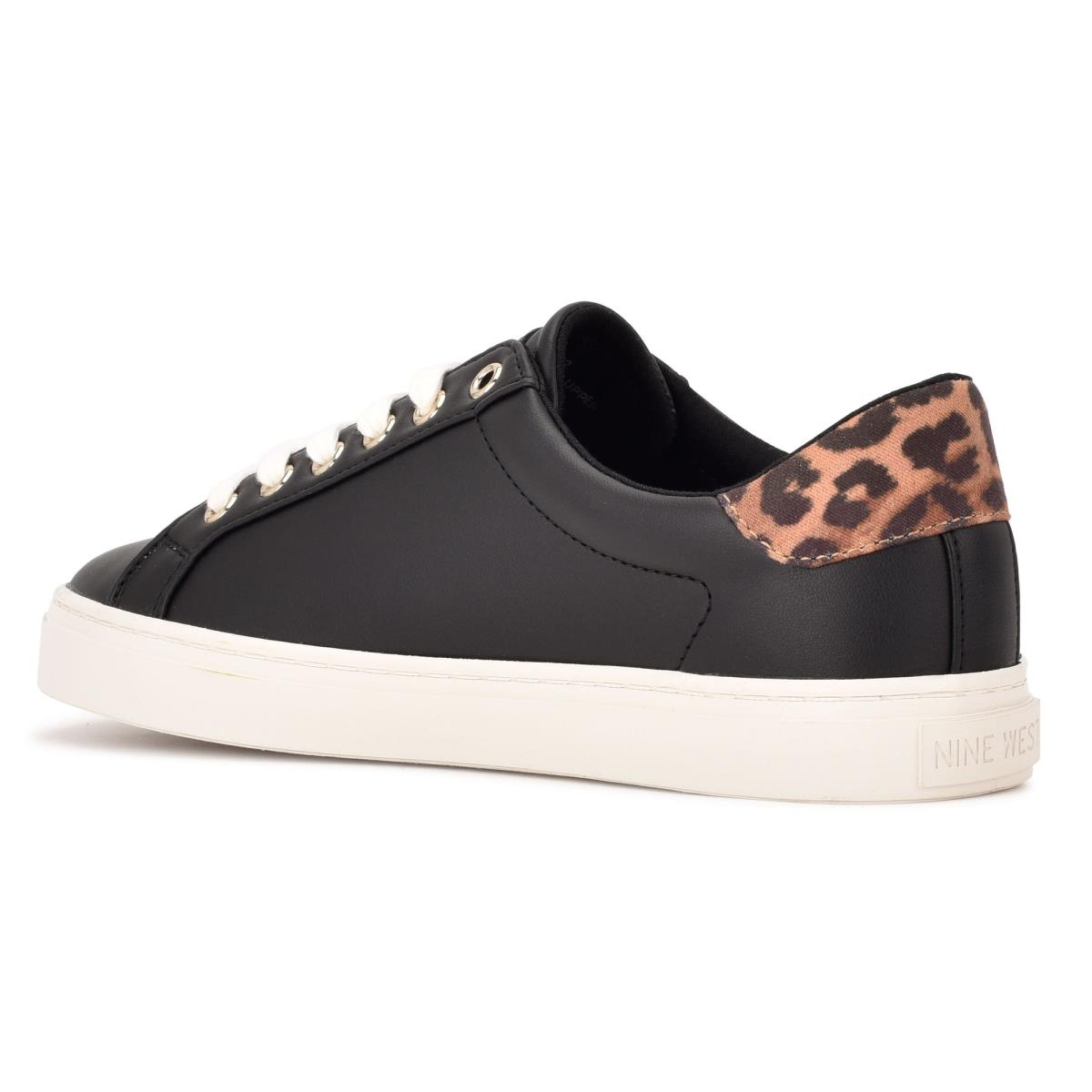 Nine West Best Casual Sneakers Black / Leopard | IJTL75318