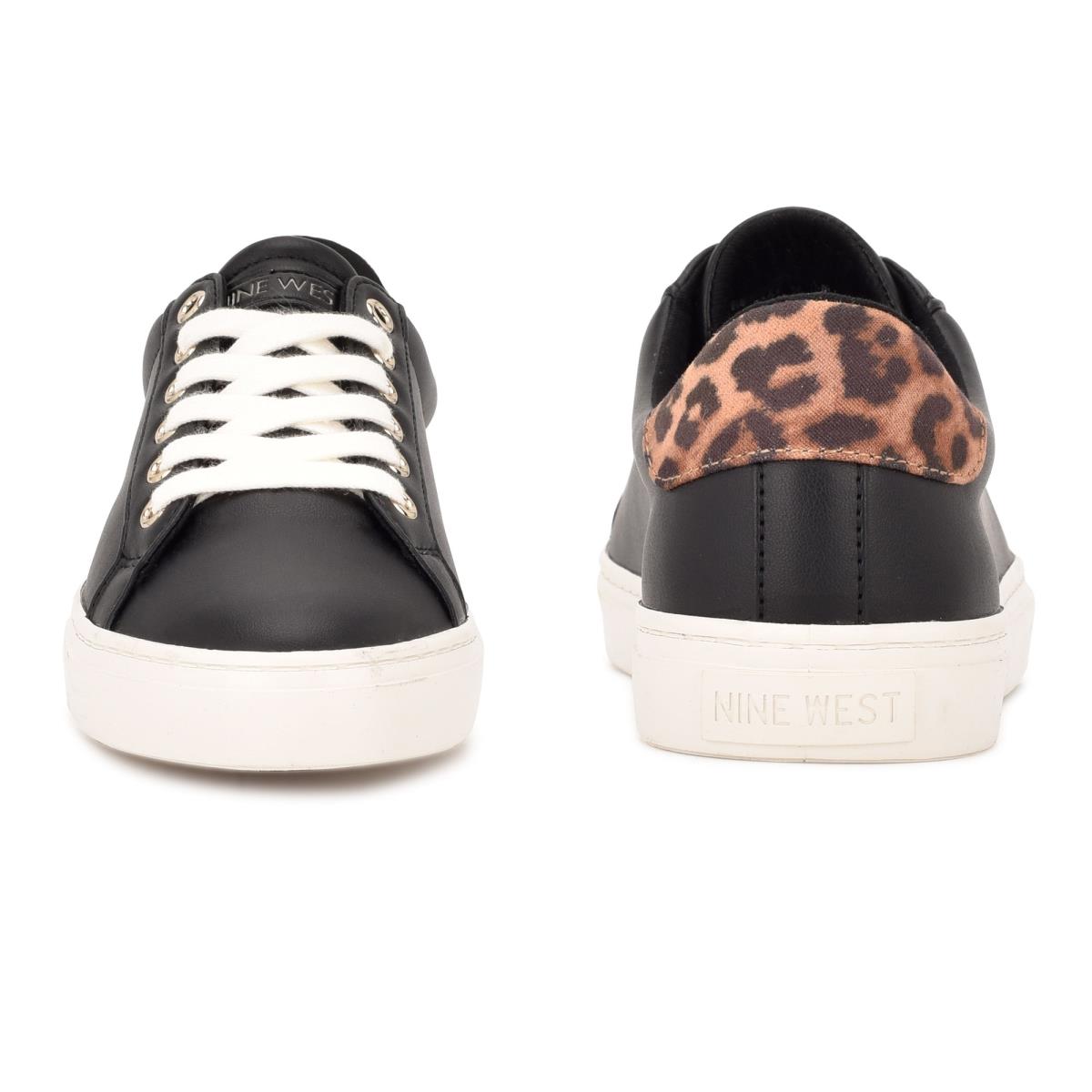 Nine West Best Casual Sneakers Black / Leopard | IJTL75318