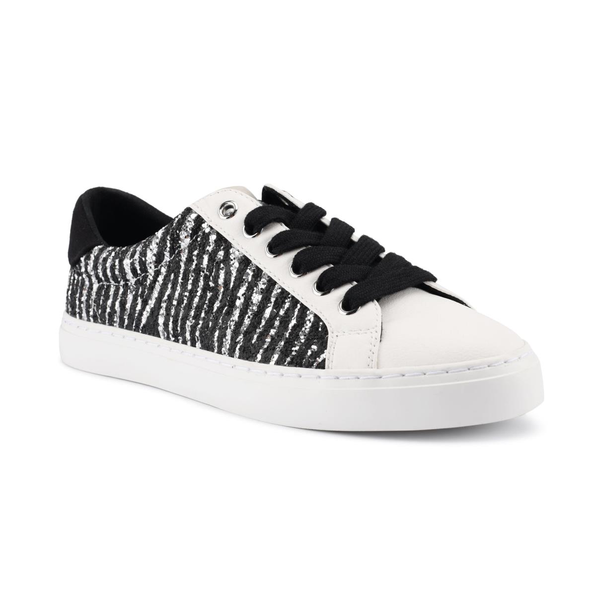 Nine West Best Casual Sneakers Black / White | KJCM68291