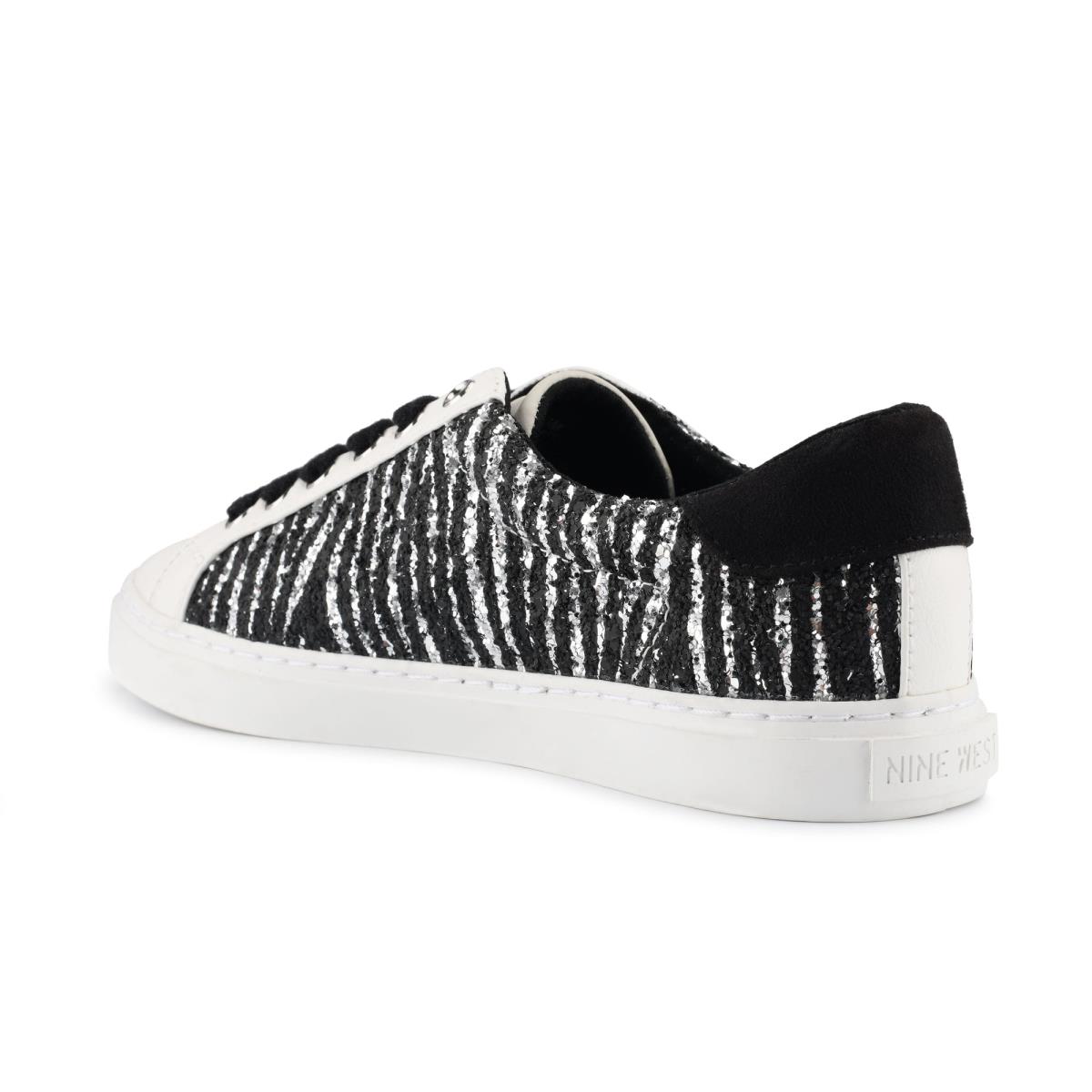 Nine West Best Casual Sneakers Black / White | KJCM68291