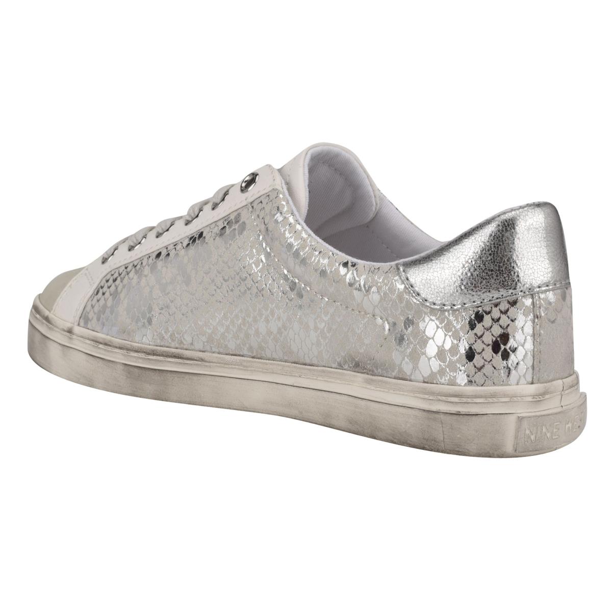 Nine West Best Casual Sneakers Silver | QWSJ40821