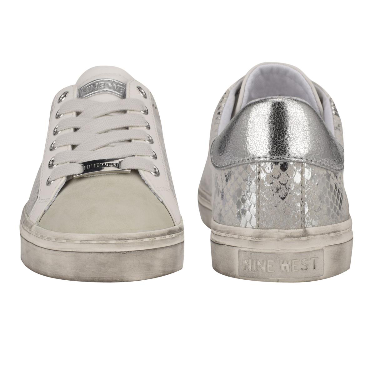 Nine West Best Casual Sneakers Silver | QWSJ40821