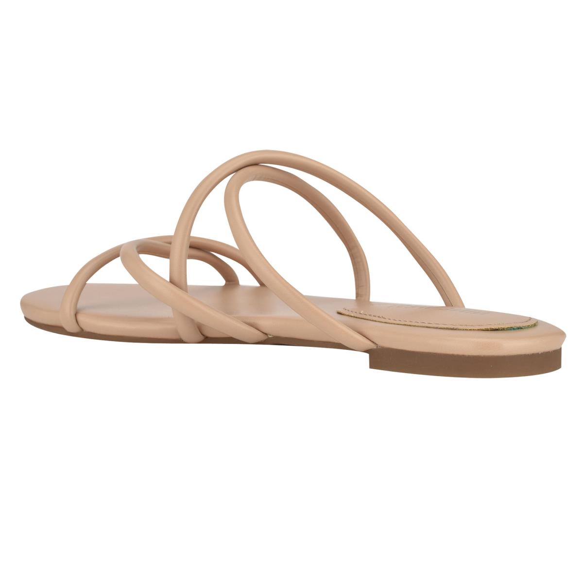 Nine West Beva Flat Slide Sandals Pink | PVNU09751