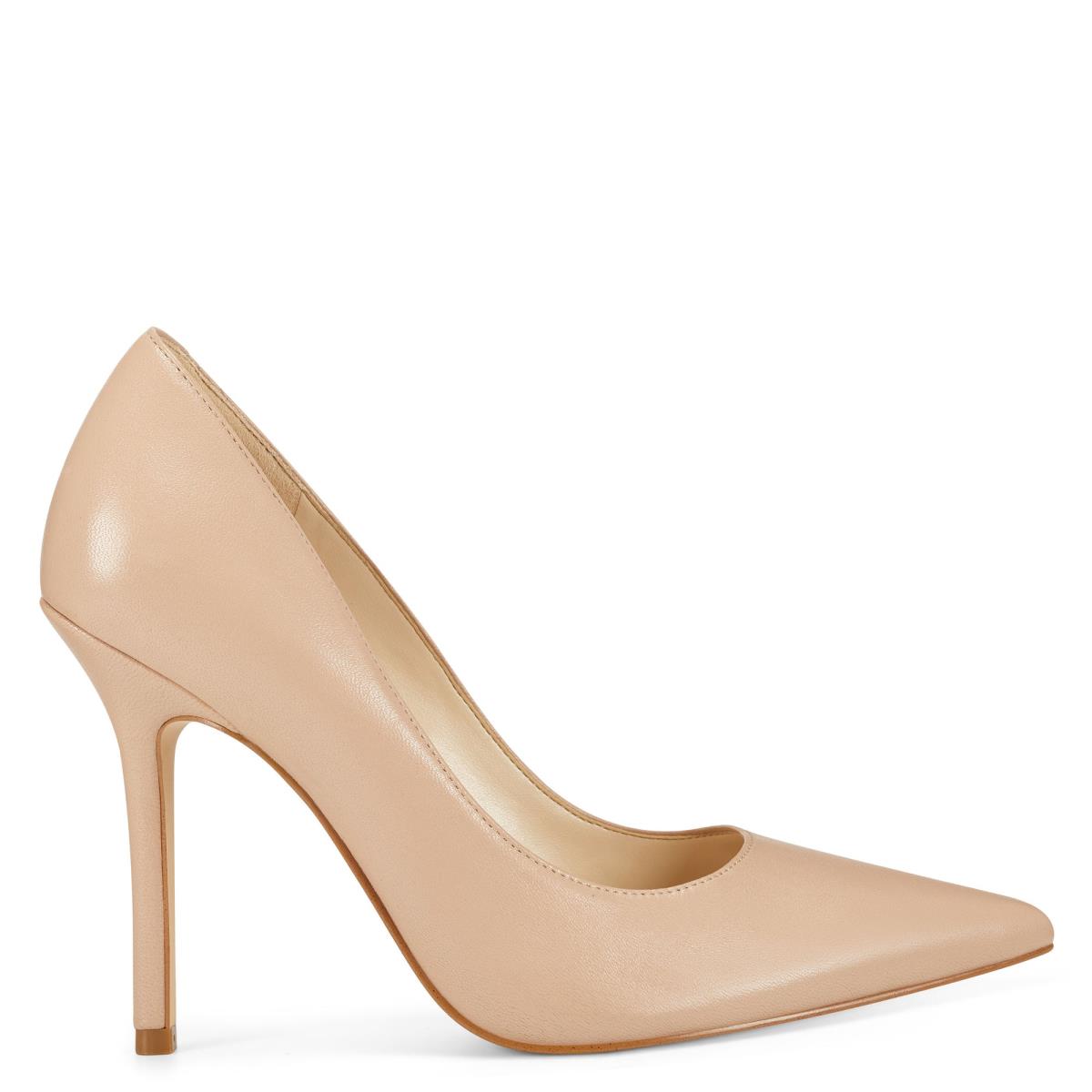 Nine West Bliss Pointy Toe Pumps Light Beige | IQFH52947