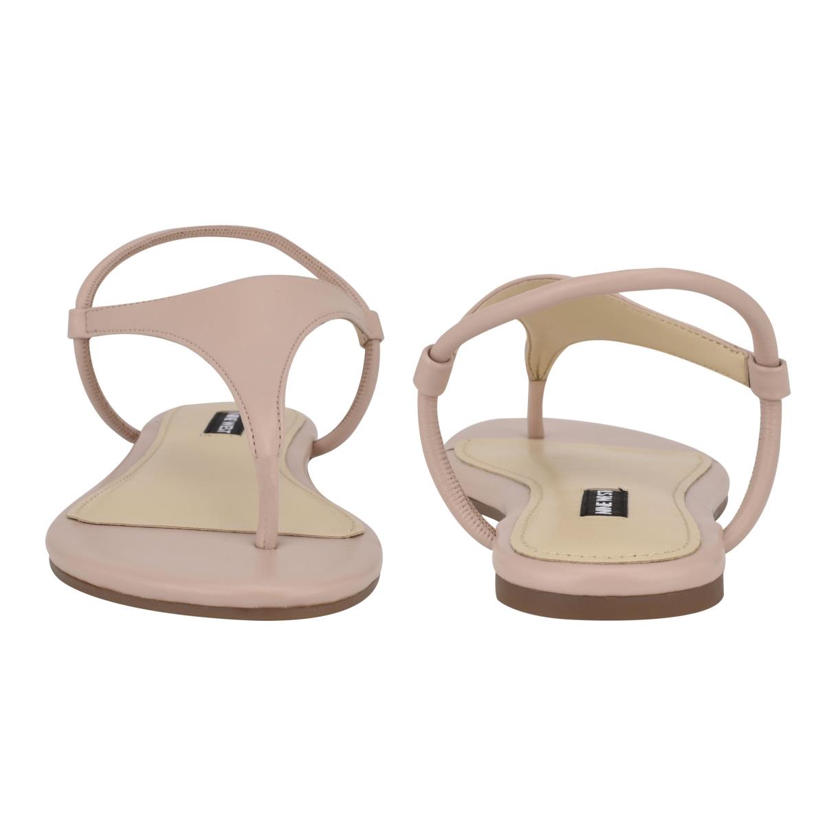 Nine West Braydin Stretch Flat Sandals Beige | KMVB45279