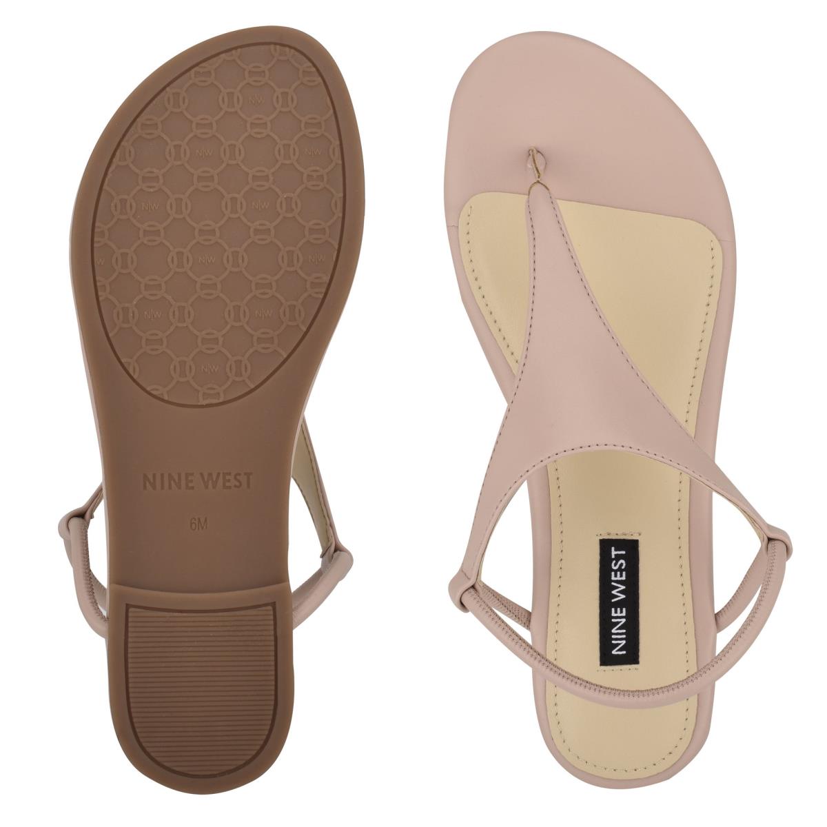 Nine West Braydin Stretch Flat Sandals Beige | KMVB45279