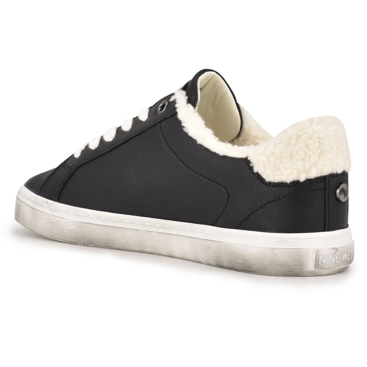 Nine West Bribe Casual Sneakers Black | UZXM56023