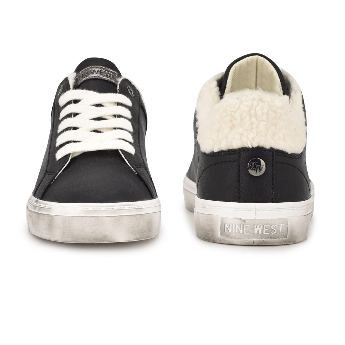 Nine West Bribe Casual Sneakers Black | UZXM56023