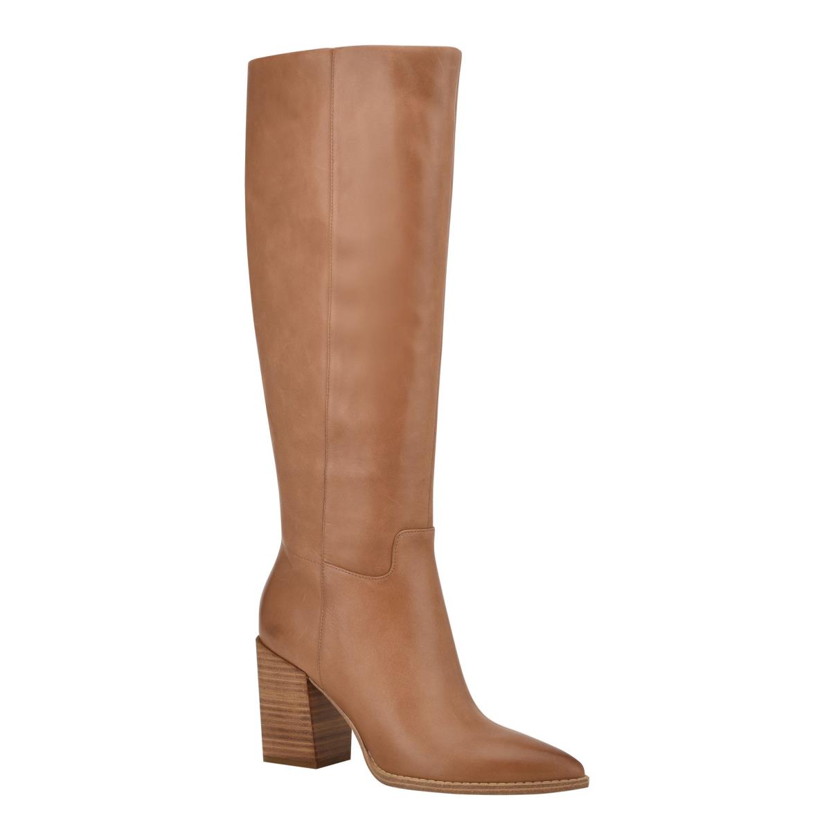 Nine West Brixe Heeled Boots Beige | CUDA76059