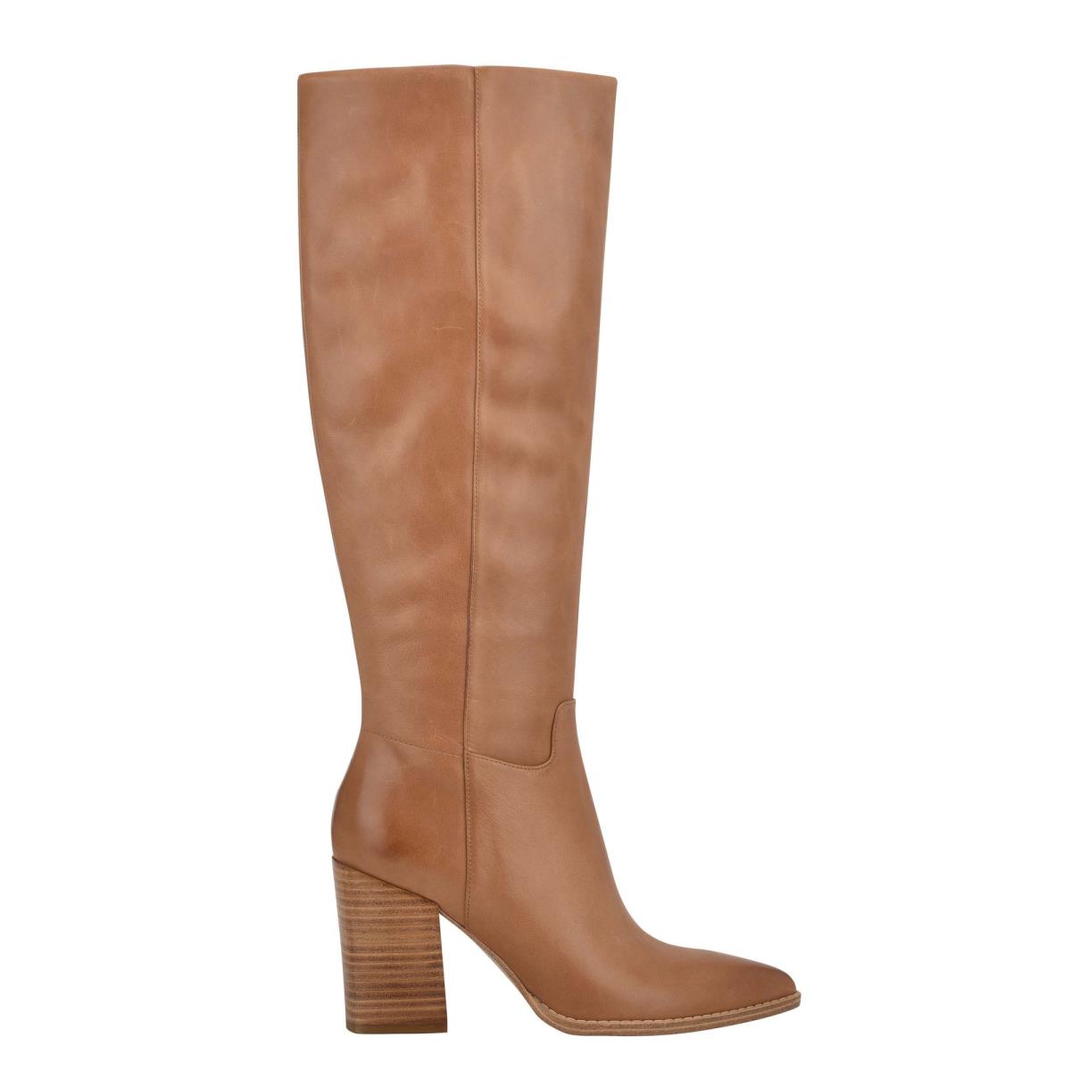 Nine West Brixe Heeled Boots Beige | CUDA76059