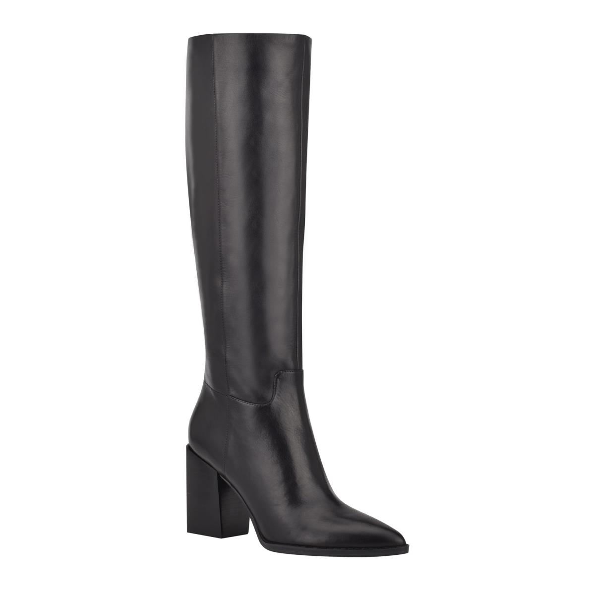 Nine West Brixe Heeled Boots Black | JSHE96147