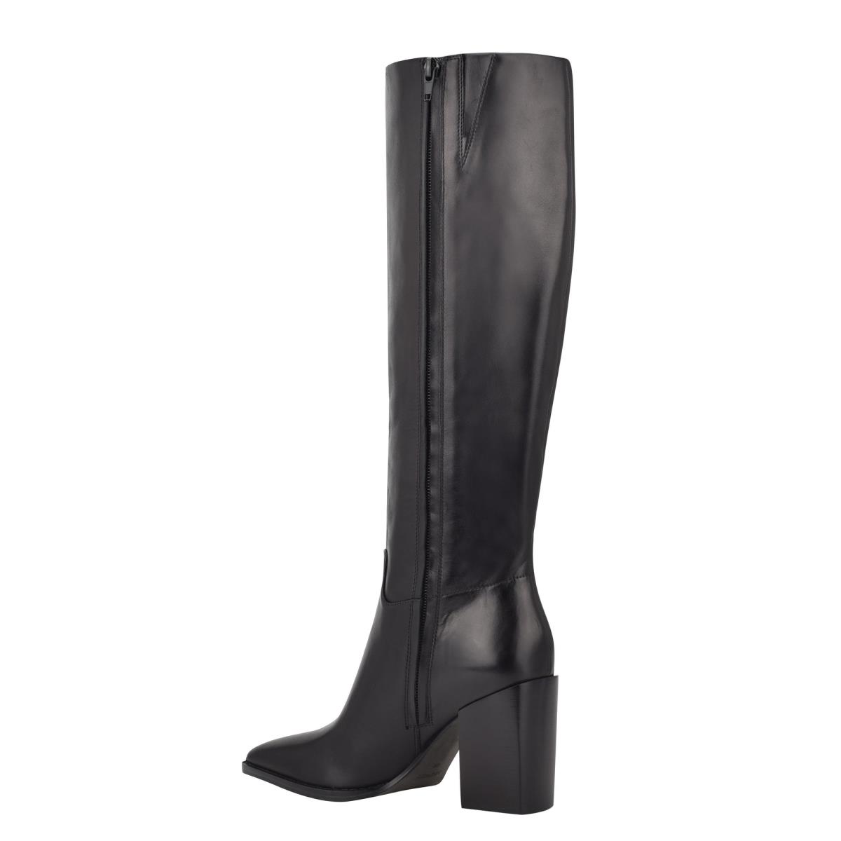 Nine West Brixe Heeled Boots Black | JSHE96147