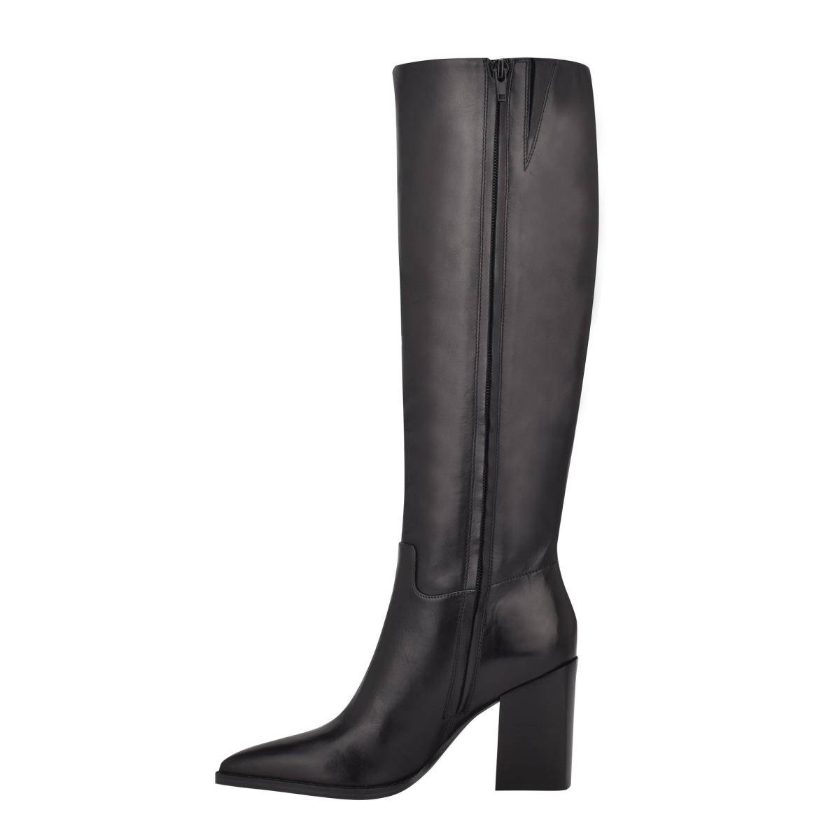 Nine West Brixe Heeled Boots Black | JSHE96147